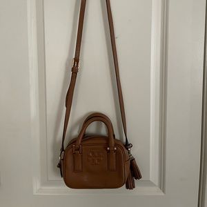 Small Tory Burch brown crossbody